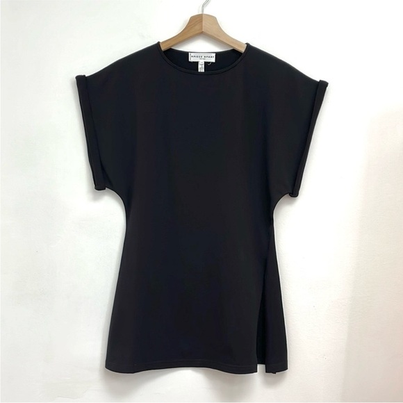 Apiece Apart Rolled Dolman Sleeves Minimalist Asymmetric Tunic Tee - 2X - Picture 6 of 12